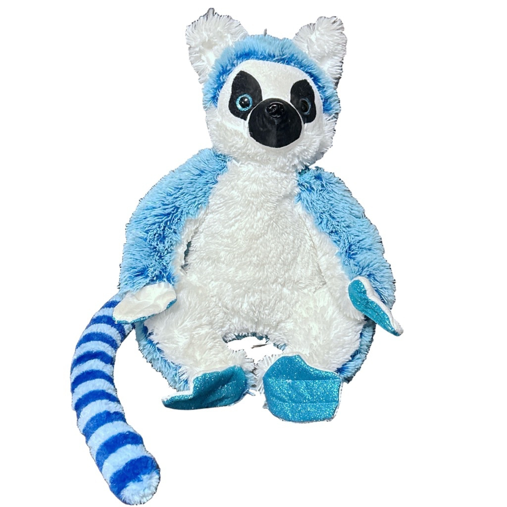 Toy Factory Plush Lemur Blue White 13.5 Inches